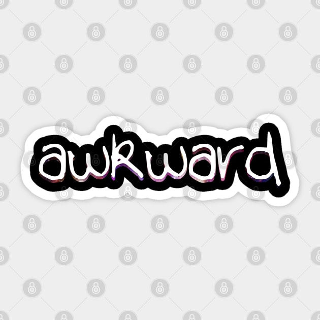 Awkward Sticker by giovanniiiii